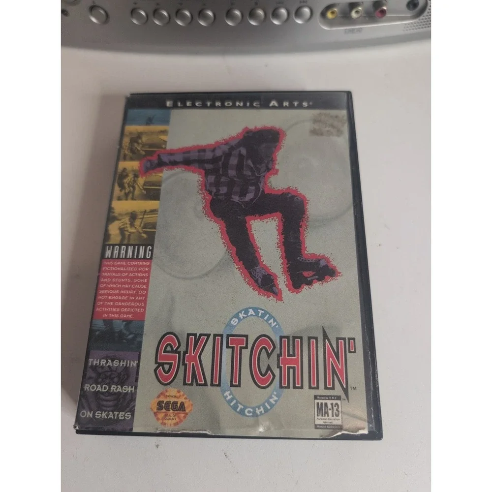Skitchin' (Sega Genesis) - Tested - Authentic In Original Box No Manual